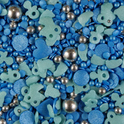 Decoração Mix Baby Blue 70g