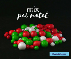 Decoração Mix Pai Natal 150g