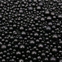 Decoração Mix Pérolas Preto 80g