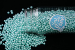 Decoração Pérolas Azul Claro S 75gr