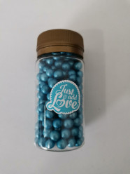 Decoração Pérolas Azul L 70gr