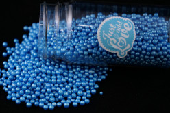 Decoração Pérolas Azul S 75gr