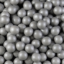 Decoração Pérolas Chocolate Cinza 65g