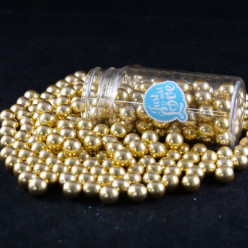 Decoração Pérolas Chocolate Ouro Vintage 65g