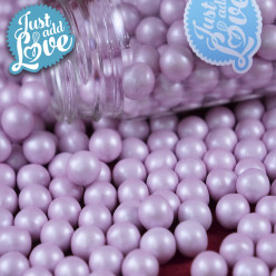 Decoração Pérolas Chocolate Rosa 65g