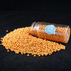 Decoração Pérolas Laranja S 75gr