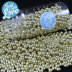 Decoração Pérolas Metalizadas Ouro 75g