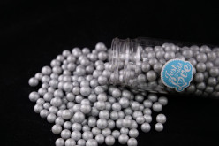 Decoração Pérolas Prata L 70g