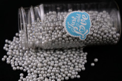 Decoração Pérolas Prata S 75gr