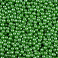 Decoração Pérolas Verde S 75gr