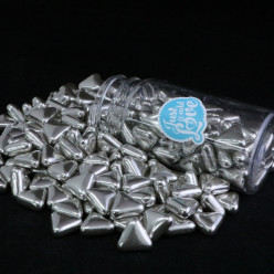 Decoração Triângulos Prata 75g