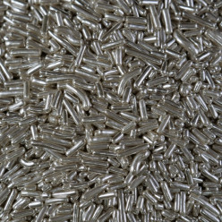 Decoração Trocitos Prata 75gr