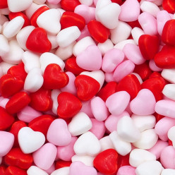 Decorações Açucar Coração 3D Amorosos