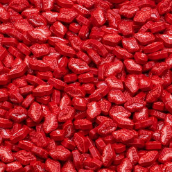 Decorações Açucar Lábios Vermelhos