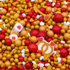 Decorações Açucar Mix Chave Do Amor