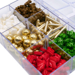 Decorações Açúcar Sprinkles Caixinha Natal