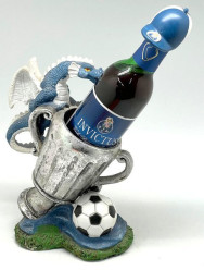 Dragão Na Taça Resina C/garrafa de Vinho F. C. Porto