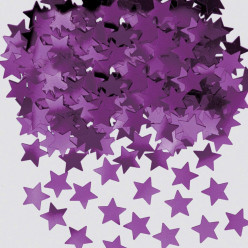 Emb Confettis Metálicos Estrelas Roxas