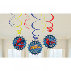 Espirais Spiderman Premium - 6 Und
