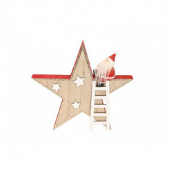 Estrela Madeira com Pai Natal