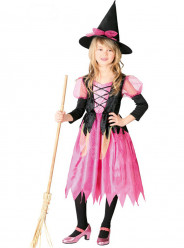 Fato Bruxa Pink halloween