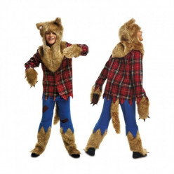 Fato de lobisomem  para menino halloween