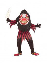 Fato de palhaço horroroso gigante infantil