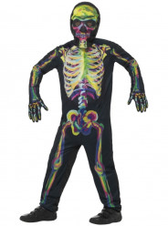 Fato Esqueleto Colorido Fluorescente