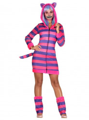 Fato Gata às Riscas Mulher Adulto