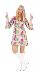 Fato Hippie Mulher Adulto