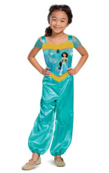 Fato Jasmine Princesas Disney Básico Plus