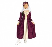 Fato menina medieval