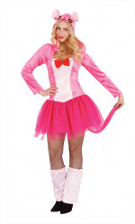 Fato Pantera cor de rosa Adulto