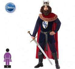 Fato Rei Medieval Adulto