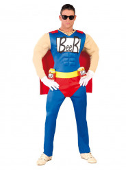 Fato Super Herói da Cerveja Adulto