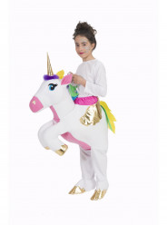 Fato Unicórnio Branco Ride On