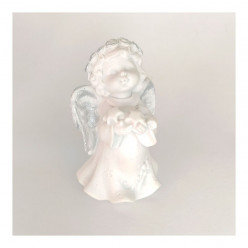 Figura Anjo Estrelas Resina 9cm