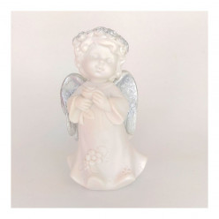 Figura Anjo Flor Resina 9cm