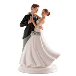 Figura Bolo Casamento Noivos a Dançar 20cm