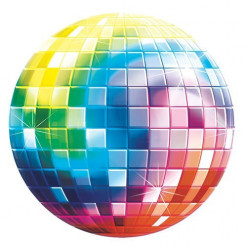 Figura Decorativa Anos 70 Disco Fever 26cm