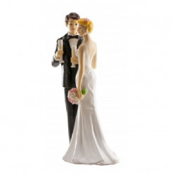 Figura Noivos Copo Champanhe 16cm