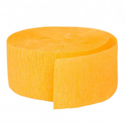 Fita Papel Crepe Amarelo 24,6m