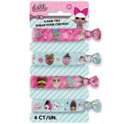 Fitas Elásticas Cabelo LOL Surprise - 4 Und