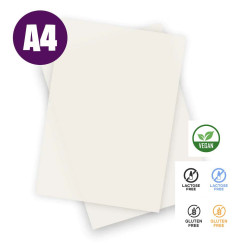 Folha Comestível A4 Sem Açúcar 40gr Unidade