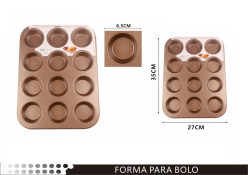 Forma 12 Cupcakes Antiaderente