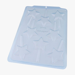Forma BWB Simples Pirulito Estrelas