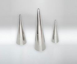 Forma Caramujo (Cornucópia) Inox 15cm