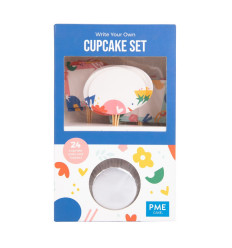 Formas Cupcake + Toppers Personalizável PME
