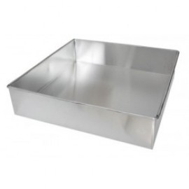 Formas Quadrada Alumínio de 24cm