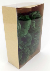 Forminhas Papel Seda Flores Verde Bosque - 12 Und